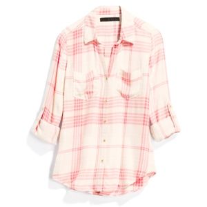 TINSEL Hattie Two Pocket Button Down Top